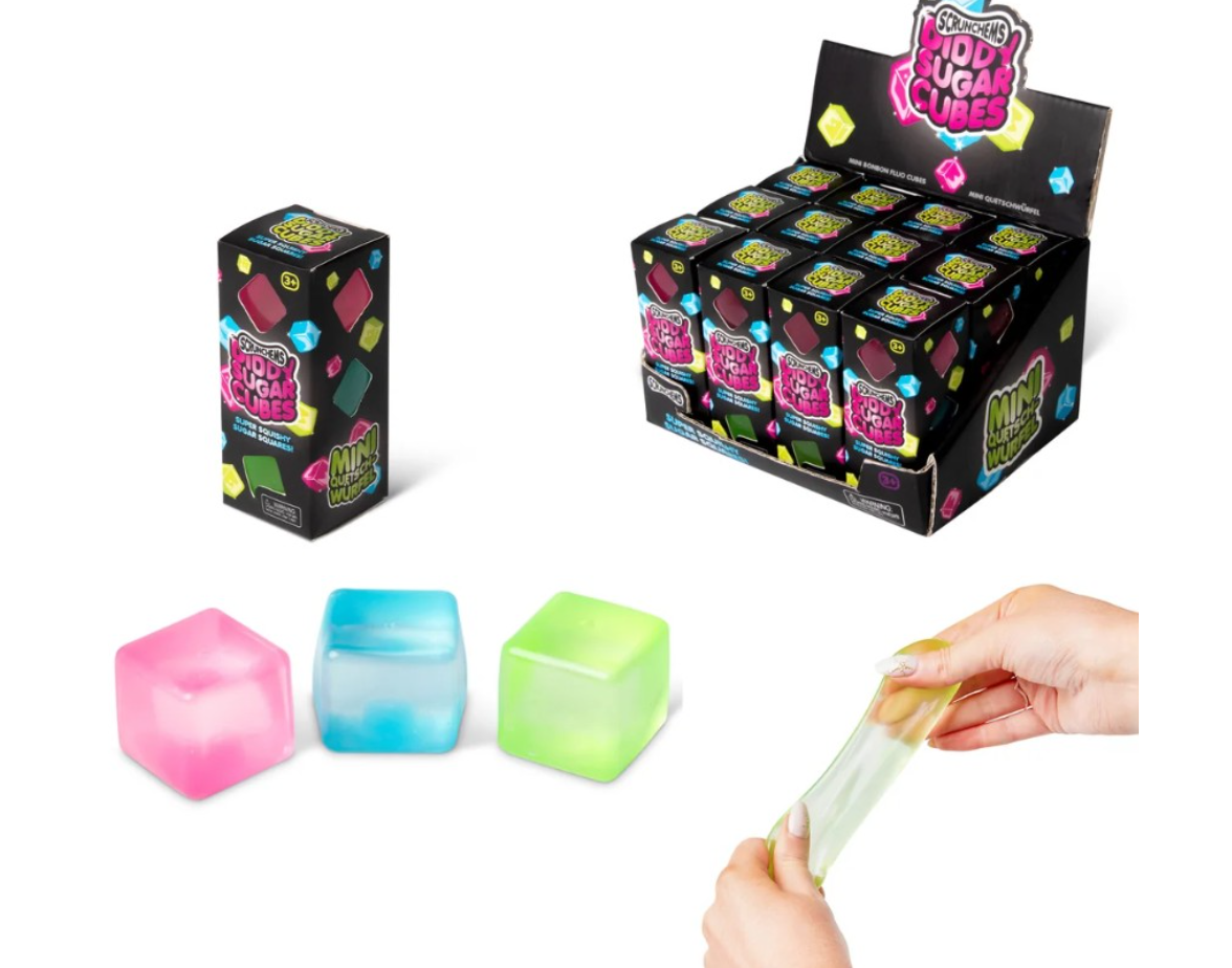 Scrunchems Asmr Mini Crunch Cubes 3pk