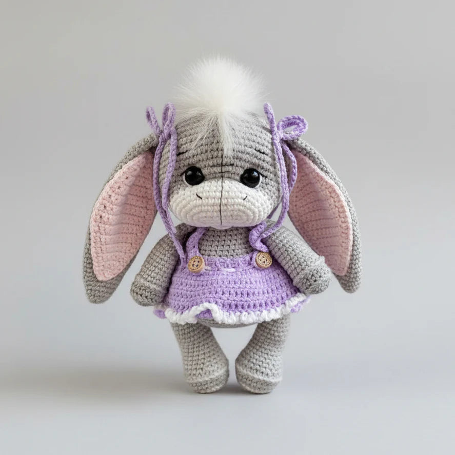 Handmade Crochet Donkey