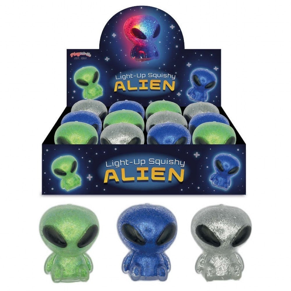 Light Up Squishy Aliens Sensory Toy