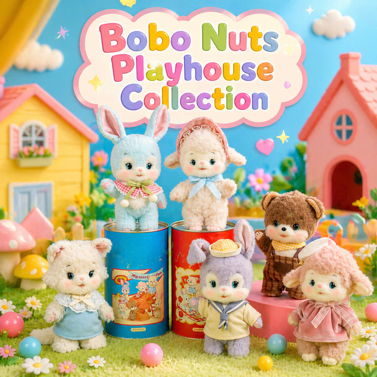 Bobo Nuts | Playhouse Cocotto Plush Toy Bag Charm