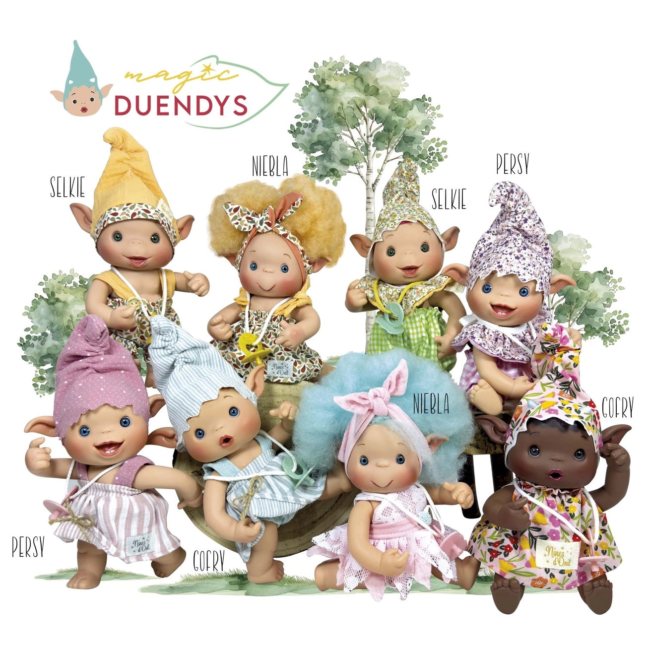 D'Nines Spanish Dunedy Elf Dolls