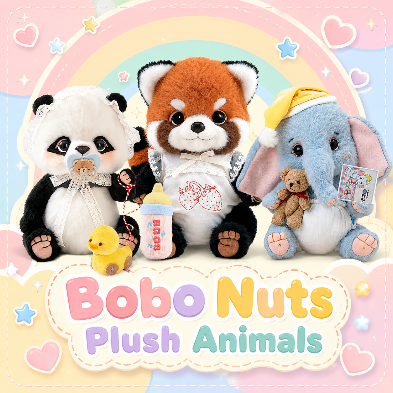 Bobo Nuts Plush Animals