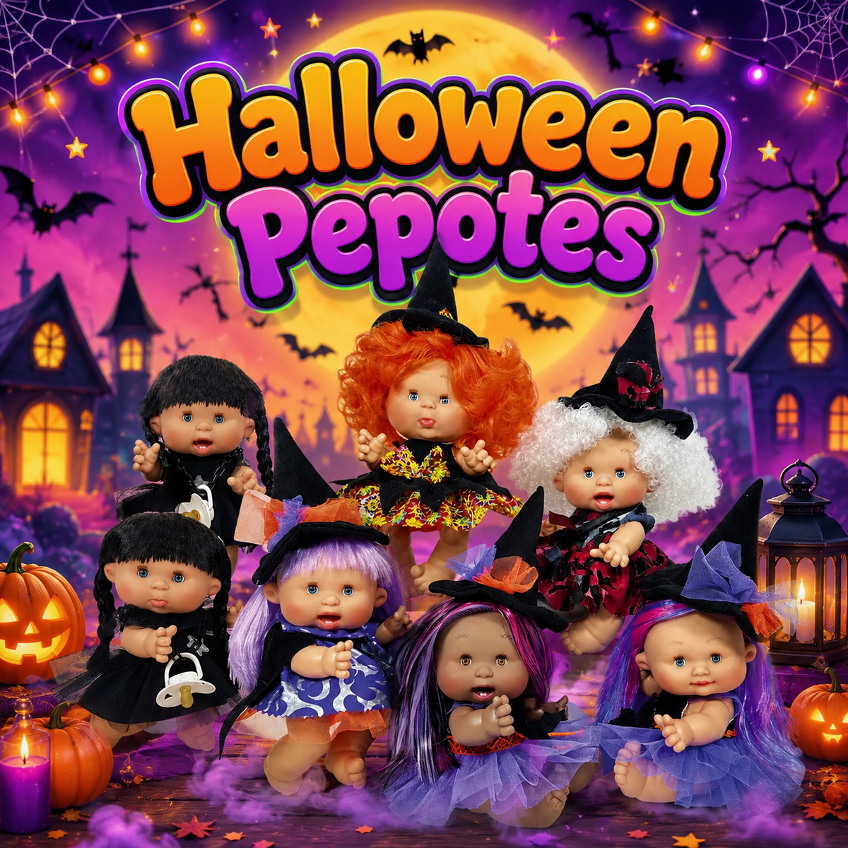 Pepotes Spanish Halloween Dolls