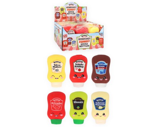 Kawaii Sensory Fidget Sauce Bottle Squishies