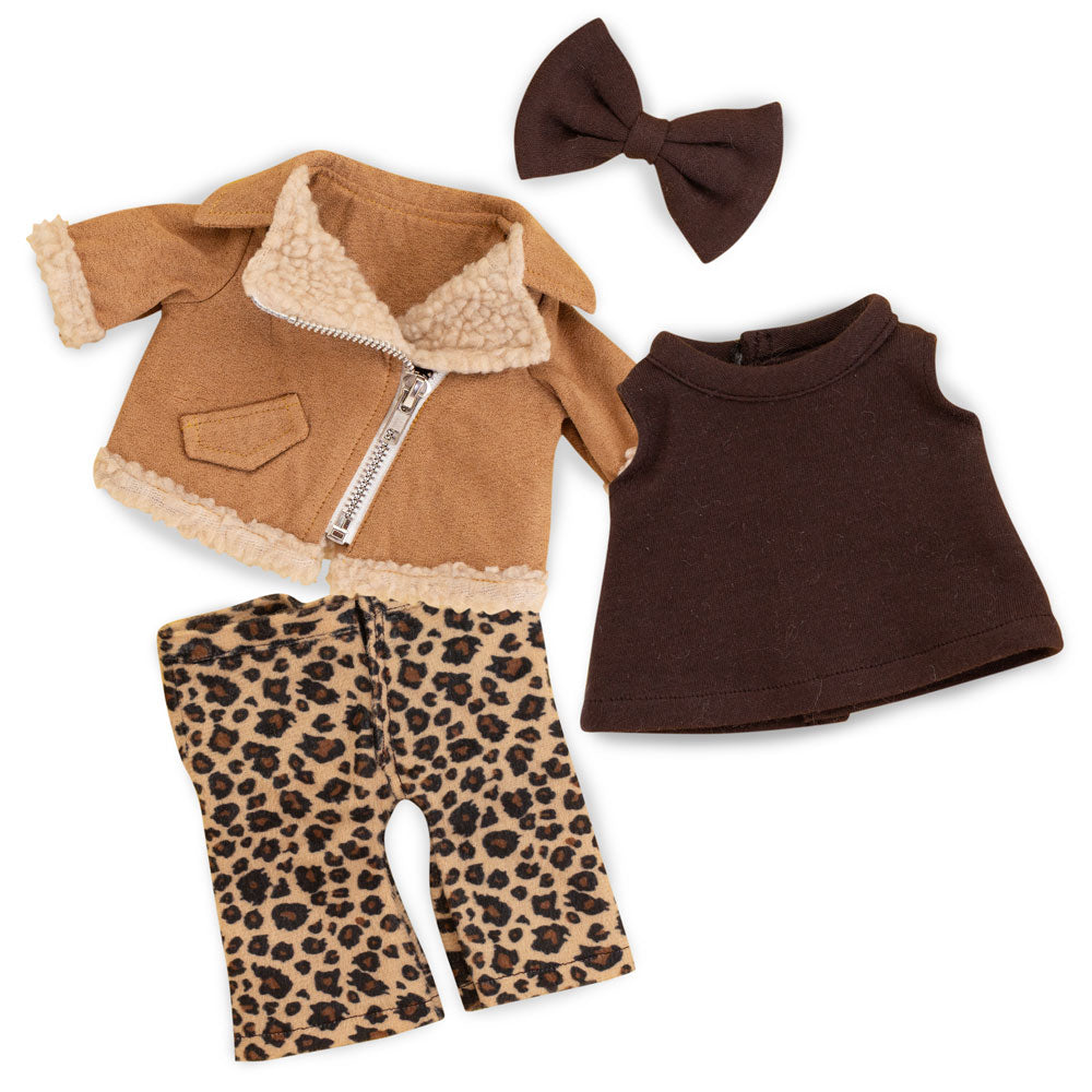 Lucky Doggy Clothing Set - Leopard Outfit