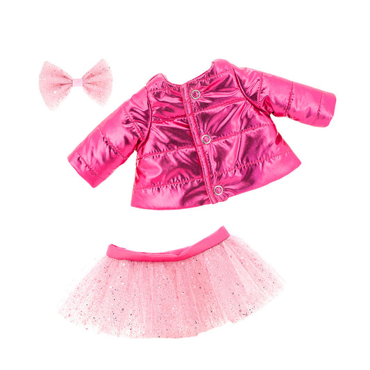 Lucky Doggy Clothing Set - Pink Jacket Outfit