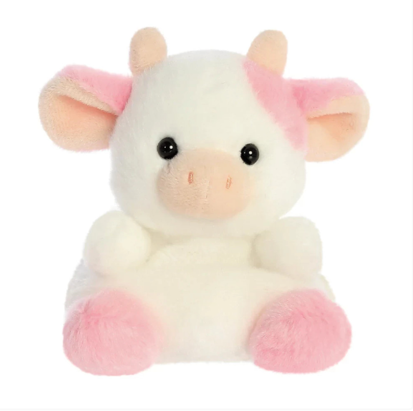 Palm Pals Belle Strawberry Cow Soft Toy