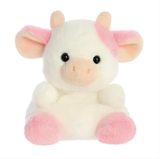 Palm Pals Belle Strawberry Cow Soft Toy
