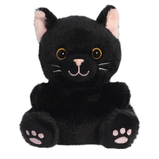 Palm Pals Black Cat Soft Toy