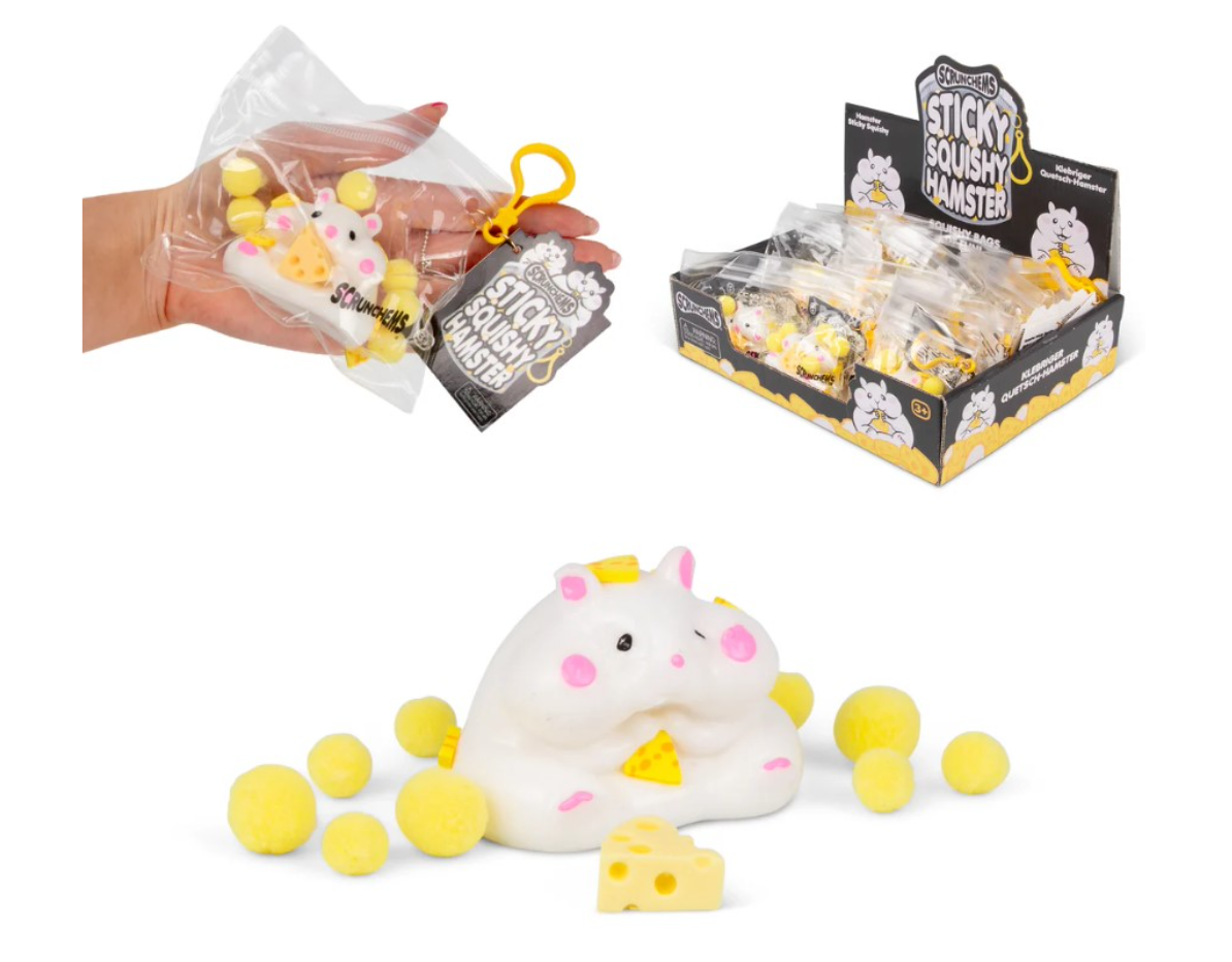 Scrunchems Sticky Squishy Sensory Hamster