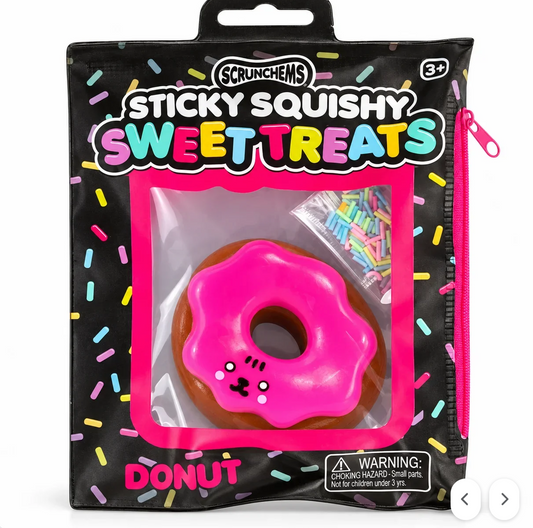 Scrunchems Sticky Squishy Donut
