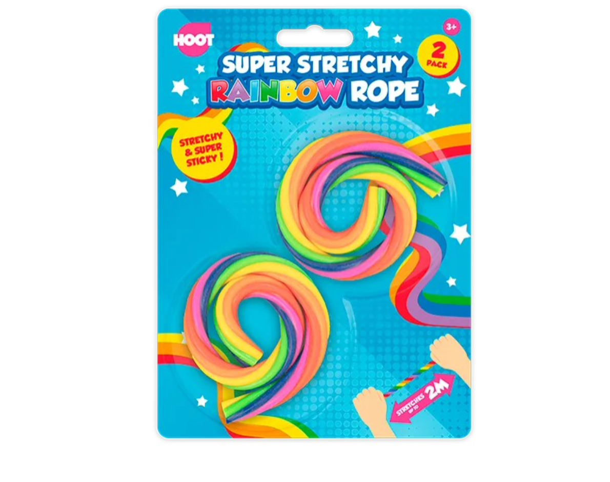 Super Stretchy Rainbow Rope 2 Pack