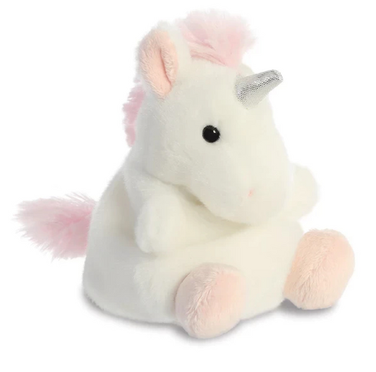 Palm Pals Sassy Unicorn Soft Toy
