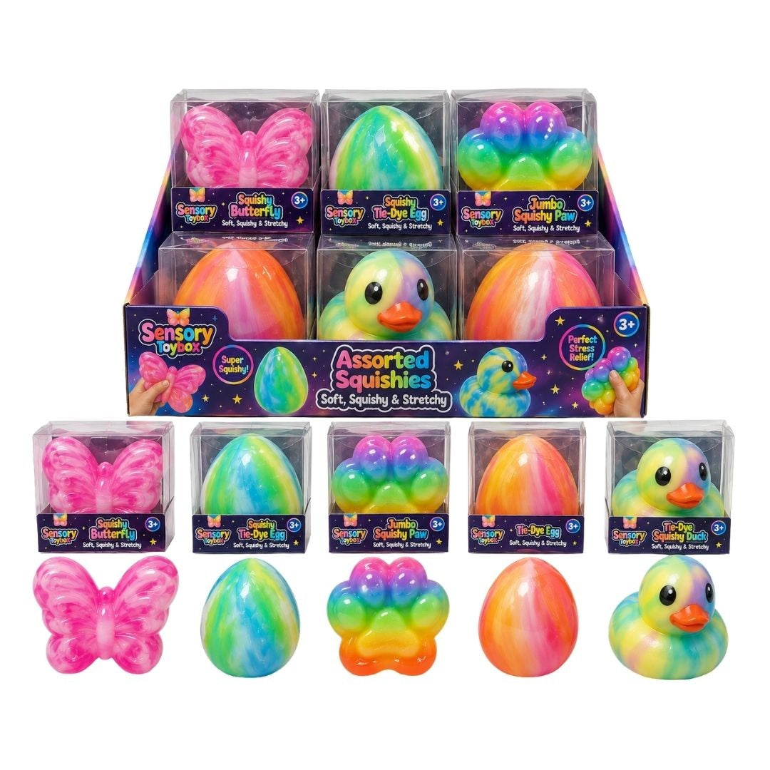 XL Jumbo Tie Dye Squishies