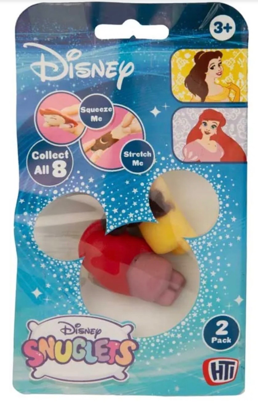 Disney Snuglets 2 Pack Stretchy Squishy Toy