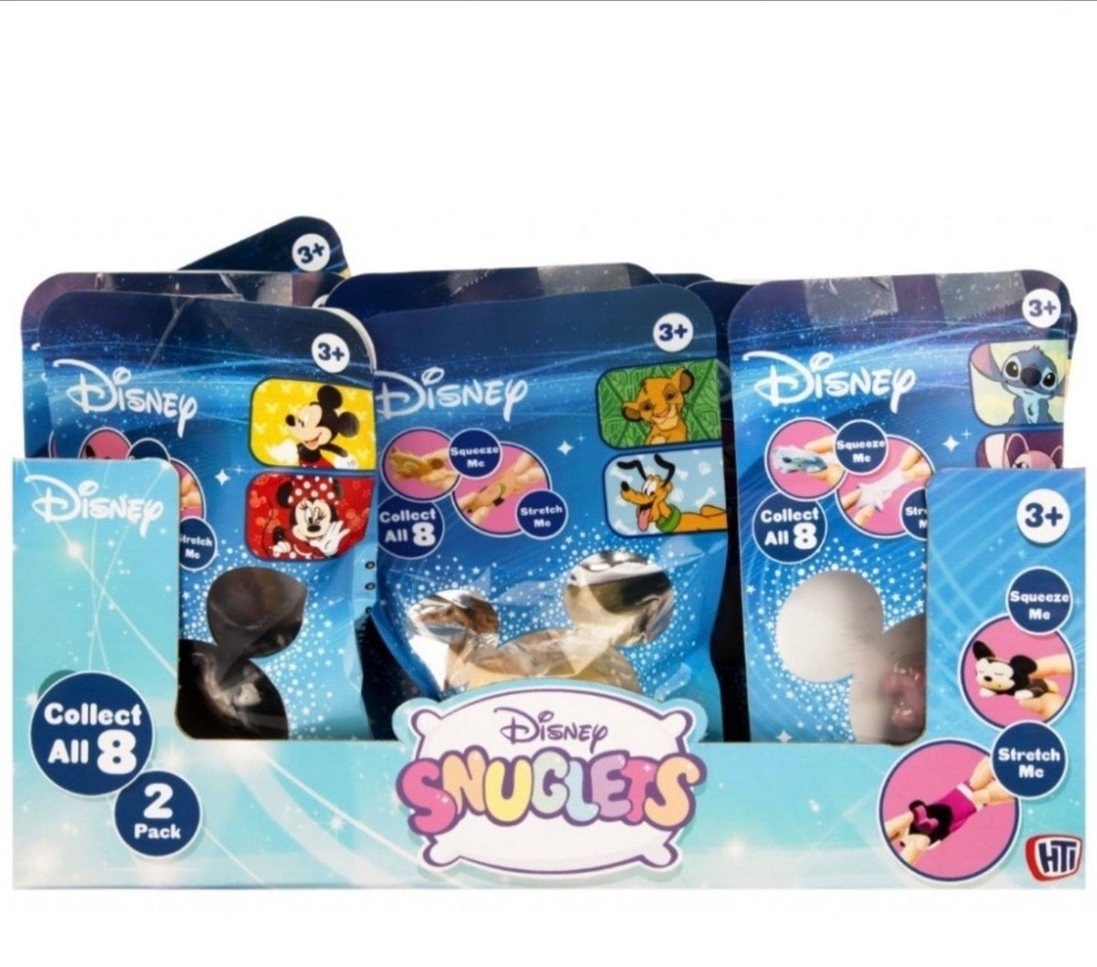 Disney Snuglets 2 Pack Stretchy Squishy Toy