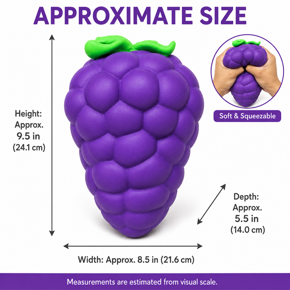 SoftMart Grape Squishy Toy
