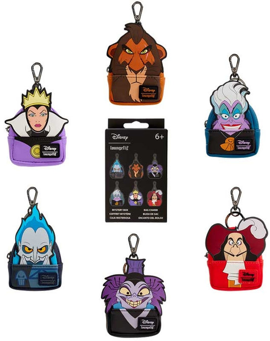 Disney Villains Loungefly Mystery Mini Backpack Bag Charms