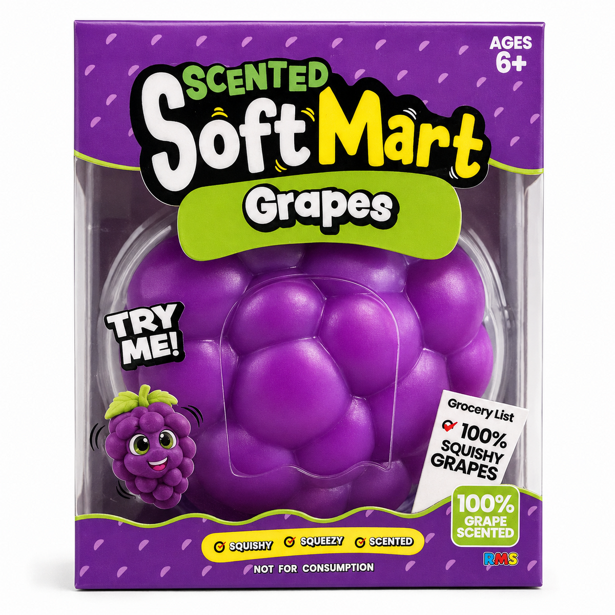 SoftMart Grape Squishy Toy