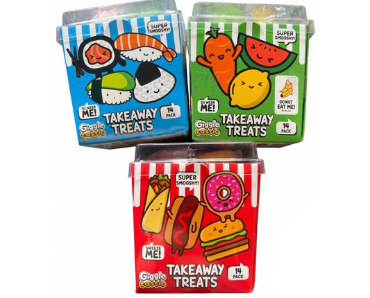 Giggletastic 14 Pack Mini Squeezy Takeaway Treats