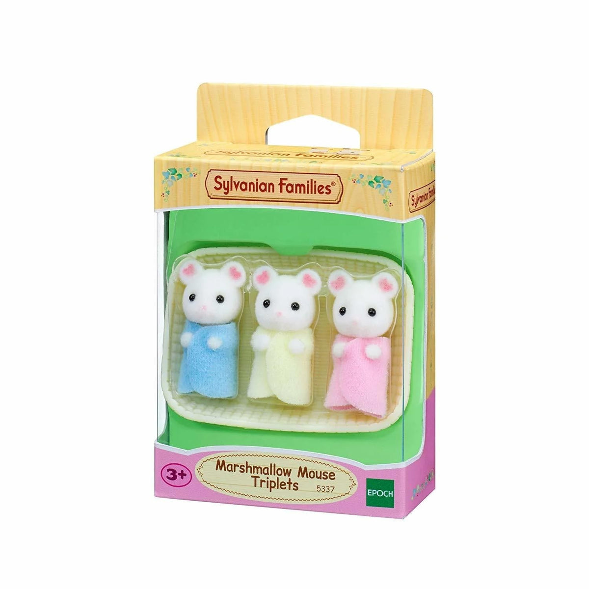 Sylvanian Marshmallow Mouse Triplets