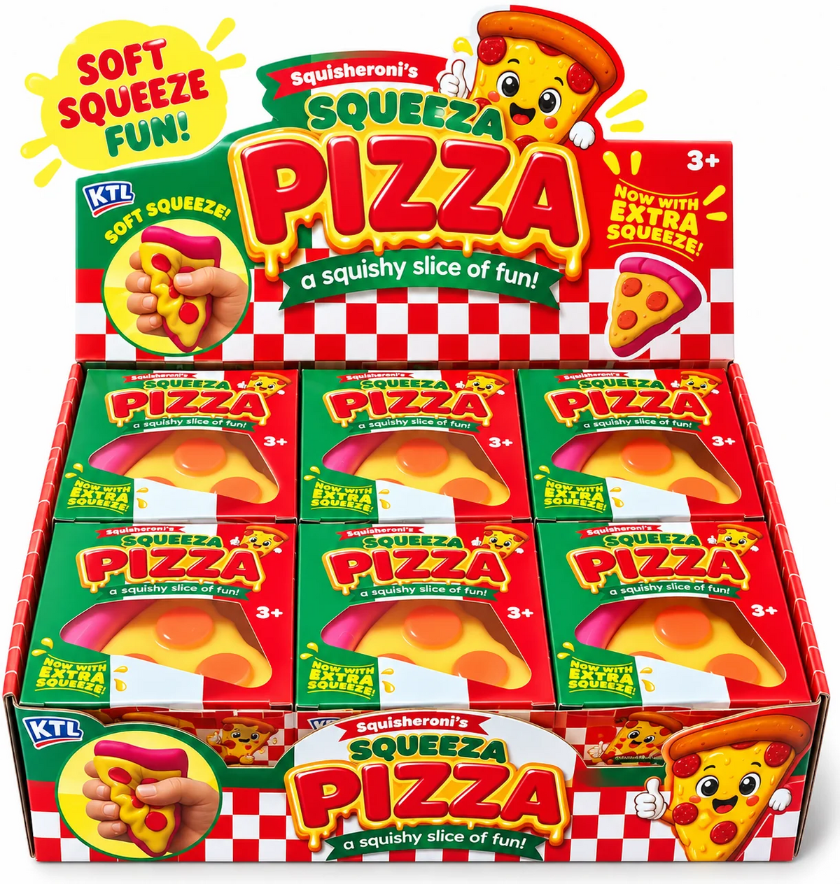 KTL Squishy Peelable Pizza Slice