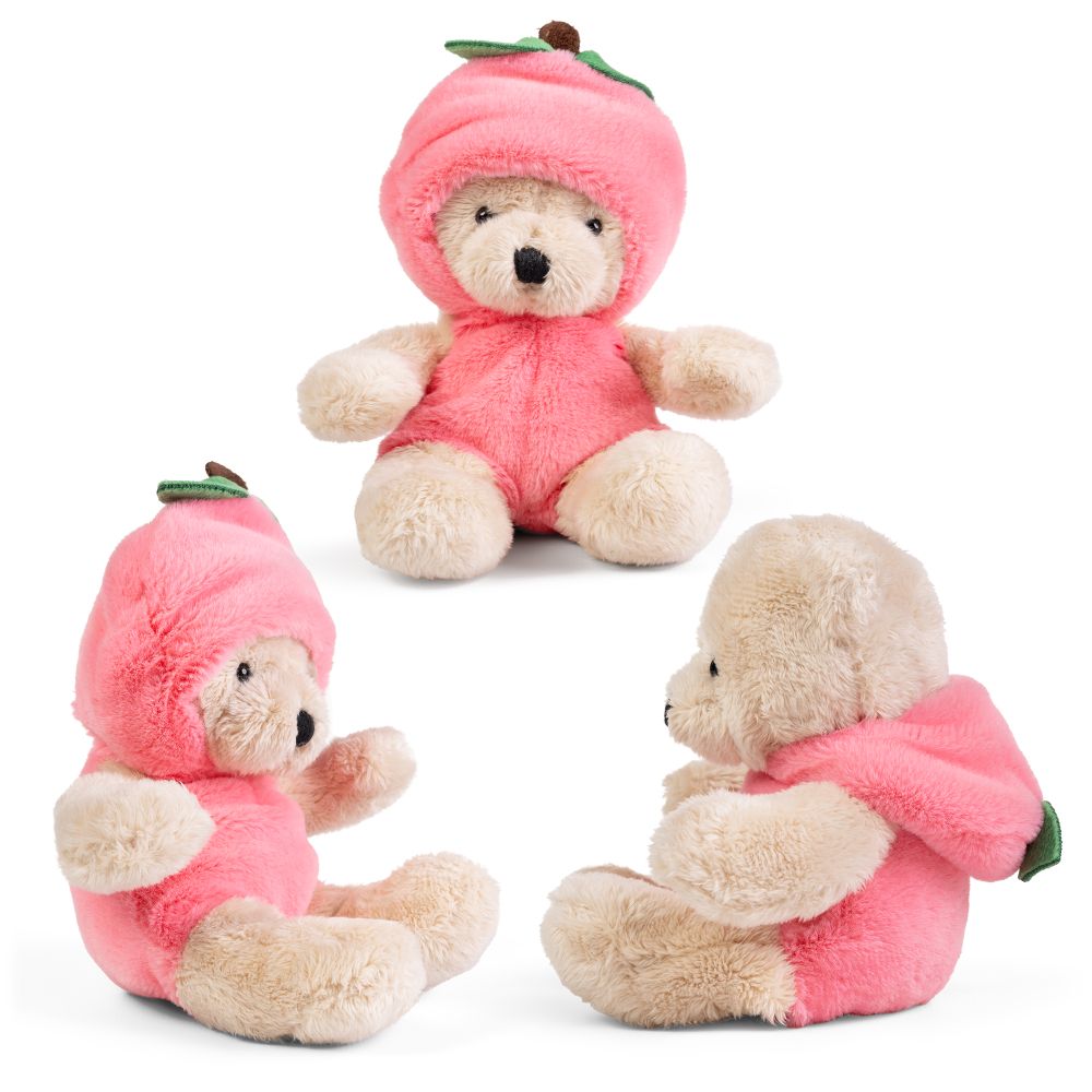 Peach Stuffed Plush Toy