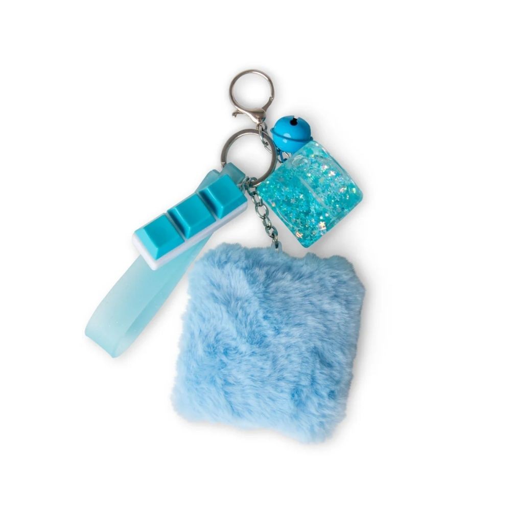 Fluffy Fidget Keychain Set - Sensory Stress Relief Toys - 3 Styles