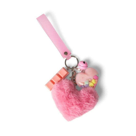 Fluffy Fidget Keychain Set - Sensory Stress Relief Toys - 3 Styles