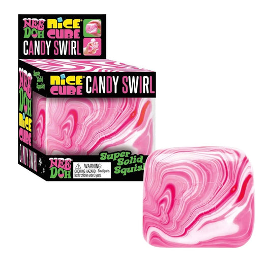 Genuine NeeDoh Candy Swirl Nice Cube