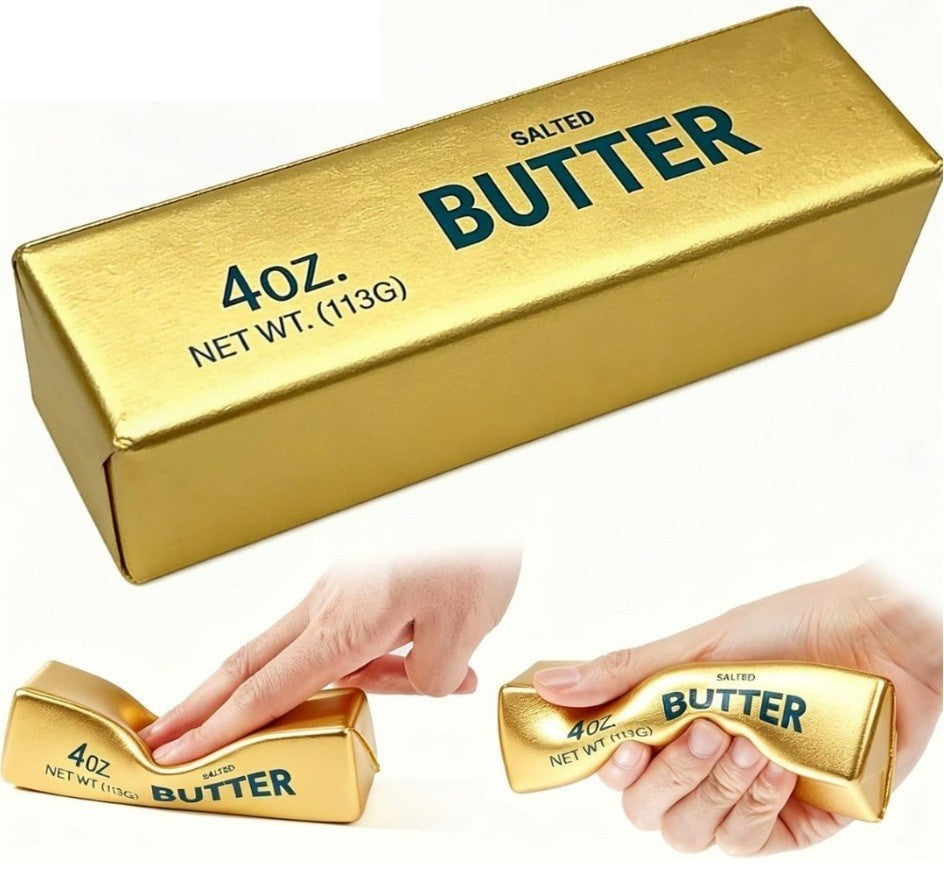 14cm Squishy Gold Butter